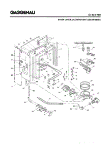 02 - Inner Liner & Component Assemblies parts for Gaggenau GI904-760 from AppliancePartsPros.com