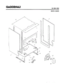03 - Body & Base parts for Gaggenau GI904-760 from AppliancePartsPros.com