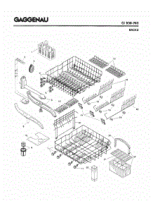 06 - Racks parts for Gaggenau GI936-760 UC/06 (FD 7709-7910) from AppliancePartsPros.com