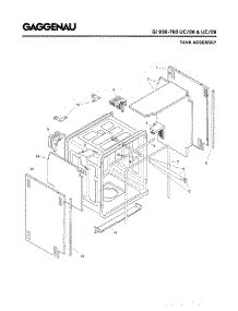 03 - Tank Assembly parts for Gaggenau GI936-760 UC/09 (FD 7910-7912) from AppliancePartsPros.com