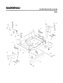 05 - Base parts for Gaggenau GI936-760 UC/09 (FD 7910-7912) from AppliancePartsPros.com