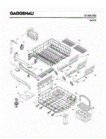 06 - Racks parts for Gaggenau GI936-760 UC/09 (FD 7910-7912) from AppliancePartsPros.com