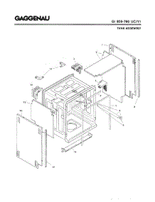 03 - Tank Assembly parts for Gaggenau GI936-760 UC/11 (FD 7912-8003) from AppliancePartsPros.com