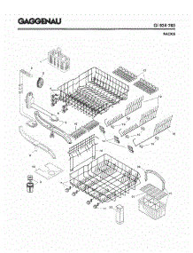 06 - Racks parts for Gaggenau GI936-760 UC/11 (FD 7912-8003) from AppliancePartsPros.com