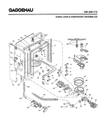 02 - Inner Liner & Component Assemblies parts for Gaggenau GM288-710 from AppliancePartsPros.com