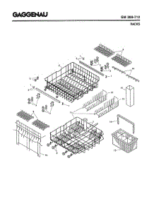 04 - Racks parts for Gaggenau GM288-710 from AppliancePartsPros.com