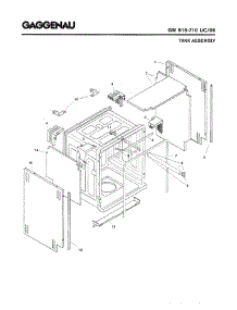 03 - Tank Assembly parts for Gaggenau GM915-710 UC/06 (FD 7710-7912) from AppliancePartsPros.com