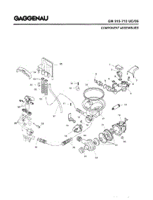 04 - Component Assemblies parts for Gaggenau GM915-710 UC/06 (FD 7710-7912) from AppliancePartsPros.com