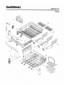 06 - Racks parts for Gaggenau GM915-710 UC/06 (FD 7710-7912) from AppliancePartsPros.com