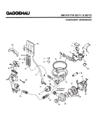 04 - Component Assemblies parts for Gaggenau GM915-710 UC/11 (FD 7912-8003) from AppliancePartsPros.com
