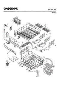06 - Racks parts for Gaggenau GM915-710 UC/11 (FD 7912-8003) from AppliancePartsPros.com