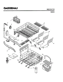 06 - Racks parts for Gaggenau GM915-710 UC/12 (FD 8003-) from AppliancePartsPros.com