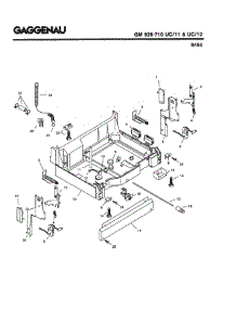 05 - Base parts for Gaggenau GM926-710 UC/11 (FD 7912-8003) from AppliancePartsPros.com