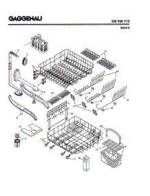 06 - Racks parts for Gaggenau GM926-710 UC/11 (FD 7912-8003) from AppliancePartsPros.com