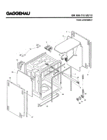 03 - Tank Assembly parts for Gaggenau GM926-710 UC/12 (FD 8003-) from AppliancePartsPros.com