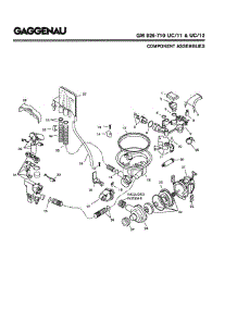 04 - Component Assemblies parts for Gaggenau GM926-710 UC/12 (FD 8003-) from AppliancePartsPros.com