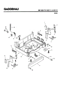 05 - Base parts for Gaggenau GM926-710 UC/12 (FD 8003-) from AppliancePartsPros.com