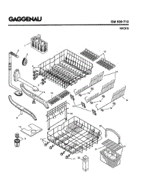 06 - Racks parts for Gaggenau GM926-710 UC/12 (FD 8003-) from AppliancePartsPros.com