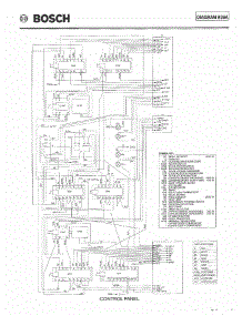 08 - Tech Wiring Diagram Auc Page 1 parts for Bosch Wall Oven HBL555 from AppliancePartsPros.com
