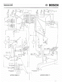 09 - Tech Wiring Diagram Auc Page 2 parts for Bosch Wall Oven HBL556 from AppliancePartsPros.com