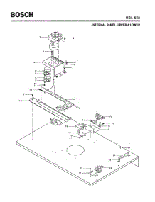 04 - Internal Panel, Upper & Lower parts for Bosch Wall Oven HBL652 from AppliancePartsPros.com