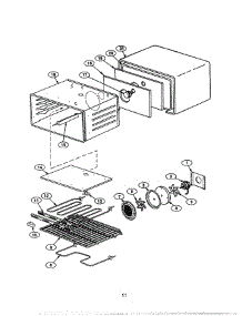 11 - Cavity parts for Thermador Range PRDS304 from AppliancePartsPros.com