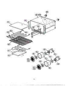 11 - Convection Oven parts for Thermador Range PRDS364GD from AppliancePartsPros.com