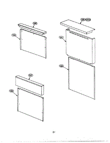 20 - Shelf & Sides parts for Thermador Range PRDS364GD from AppliancePartsPros.com