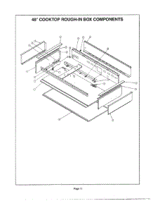 10 - 48`` Cooktop Rough-In Box parts for Thermador PSC364GLZS from AppliancePartsPros.com