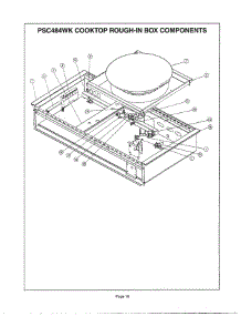 18 - Psc484wk Cooktop Rough-In Box parts for Thermador PSC486GDZS from AppliancePartsPros.com