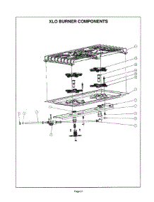 26 - Xlo Burner parts for Thermador PSC486GDZS from AppliancePartsPros.com