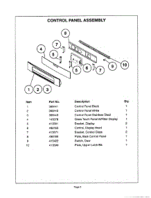 04 - Control Panel parts for Thermador Wall Oven CJ302UW from AppliancePartsPros.com