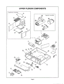 05 - Upper Plenum parts for Thermador Wall Oven CJ302US from AppliancePartsPros.com