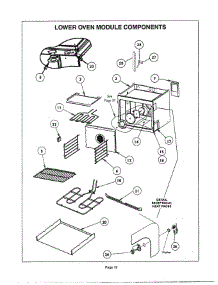 18 - Lower Oven Module parts for Thermador Wall Oven CJ302UW from AppliancePartsPros.com