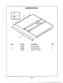 23 - Base Module parts for Thermador Wall Oven CJ302US from AppliancePartsPros.com