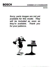 06 - Racks parts for Bosch Dishwasher SHX99B05 UC/14 (FD 8212-) from AppliancePartsPros.com