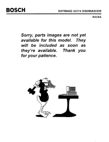 06 - Racks parts for Bosch Dishwasher SHY99A02 UC/14 (FD 8212-) from AppliancePartsPros.com