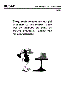 06 - Racks parts for Bosch Dishwasher SHY99A05 UC/14 (FD 8212-) from AppliancePartsPros.com