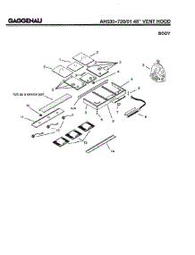 02 - Body parts for Gaggenau AH530-720/01 from AppliancePartsPros.com