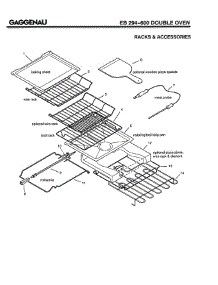 07 - Racks & Accessories parts for Gaggenau EB294-600 from AppliancePartsPros.com