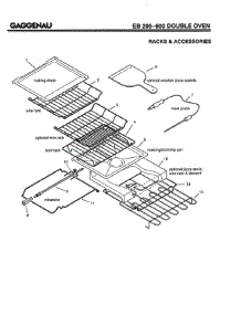 07 - Racks & Accessories parts for Gaggenau EB295-600 from AppliancePartsPros.com