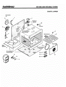 02 - Cavity, Upper parts for Gaggenau EB295-630 from AppliancePartsPros.com