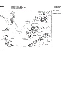 04 - Component Assemblies parts for Bosch Dishwasher SHY56A02 UC/14 (FD8301-) from AppliancePartsPros.com