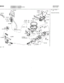 04 - Component Assemblies parts for Bosch Dishwasher SHY56A06 UC/14 (FD8301-) from AppliancePartsPros.com