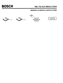 06 - Manuals & Miscellaneous Items parts for Bosch Wall Oven HBL742 AUC (FD 8207-) from AppliancePartsPros.com