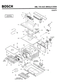 02 - Cavity parts for Bosch Wall Oven HBL745 AUC (FD 8207-) from AppliancePartsPros.com