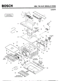 02 - Cavity parts for Bosch Wall Oven HBL746 AUC (FD 8207-) from AppliancePartsPros.com