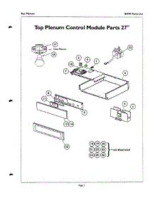 02 - Top Plenum Control parts for Thermador Oven SMW272YB AFTER S/N 8204 from AppliancePartsPros.com