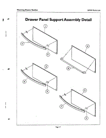 16 - Drawer Panel Support parts for Thermador Oven SMWS72YP AFTER S/N 8204 from AppliancePartsPros.com
