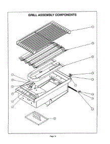 18 - Grill Assembly parts for Thermador PGR364GDZS from AppliancePartsPros.com